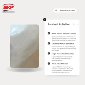 Karung Kertas Tipe Jahit Laminasi PE - Sewn Paper Sack PE Laminated - Dalam