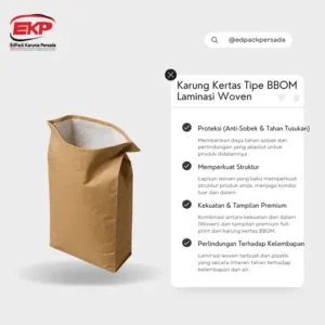 Karung Kertas Tipe BBOM Laminasi Woven - Utama