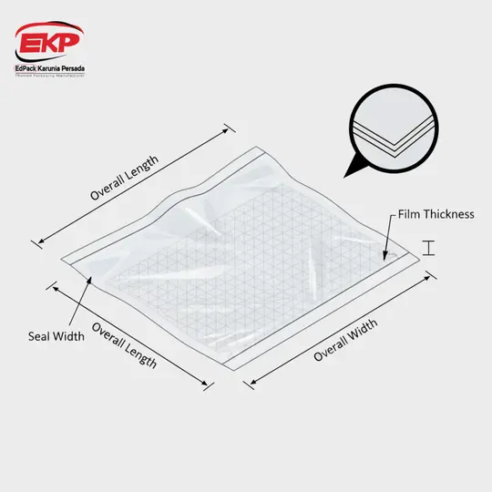 Plastik Vakum - Plastic Vacuum Artikel Spec