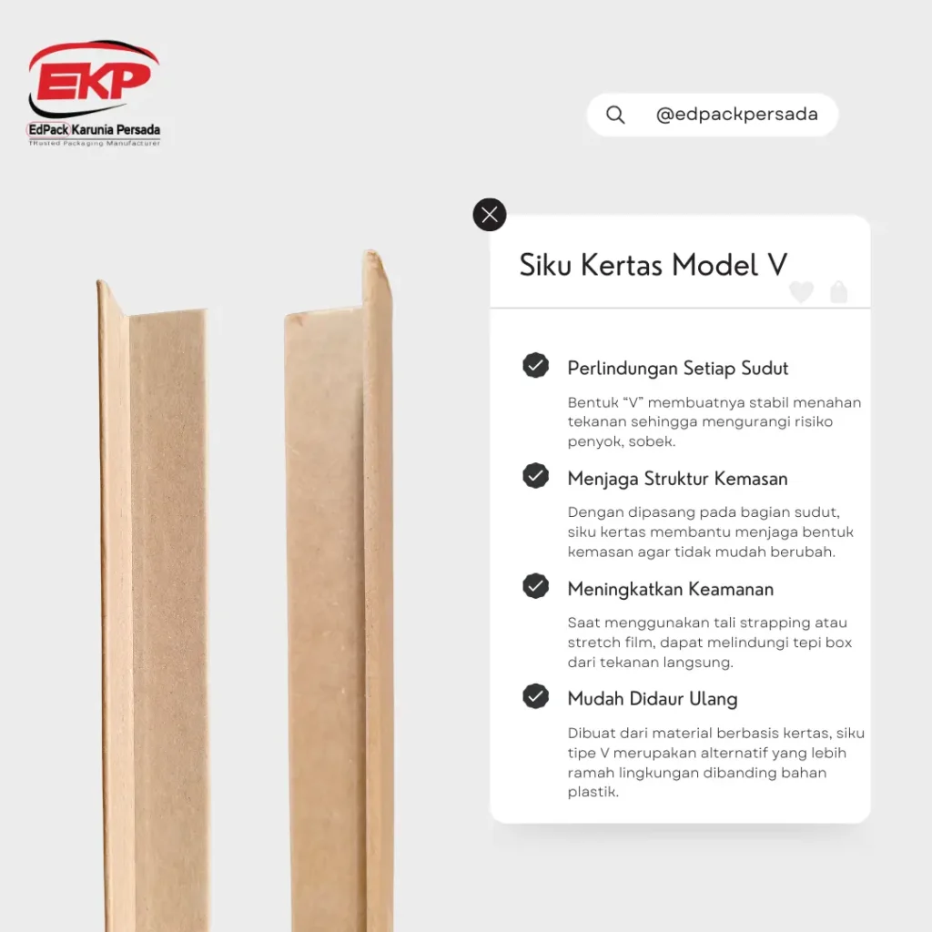Siku Kertas Model V Edpack Persada Artikel