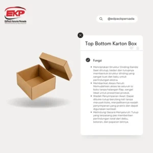 Top Bottom Karton Box - Kotak Kardus Top Bottom Edpack Persada