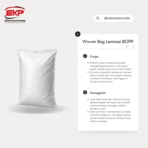 Woven Bag Laminasi BOPP - Karung Woven Laminasi BOPP