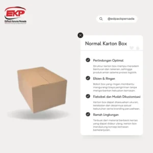 Normal Karton Box Kotak Kardus Edpack Karunia Persada