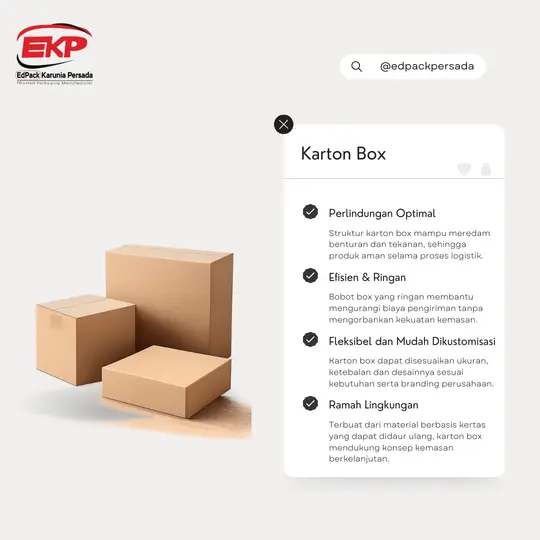 Karton Box Edpack Persada